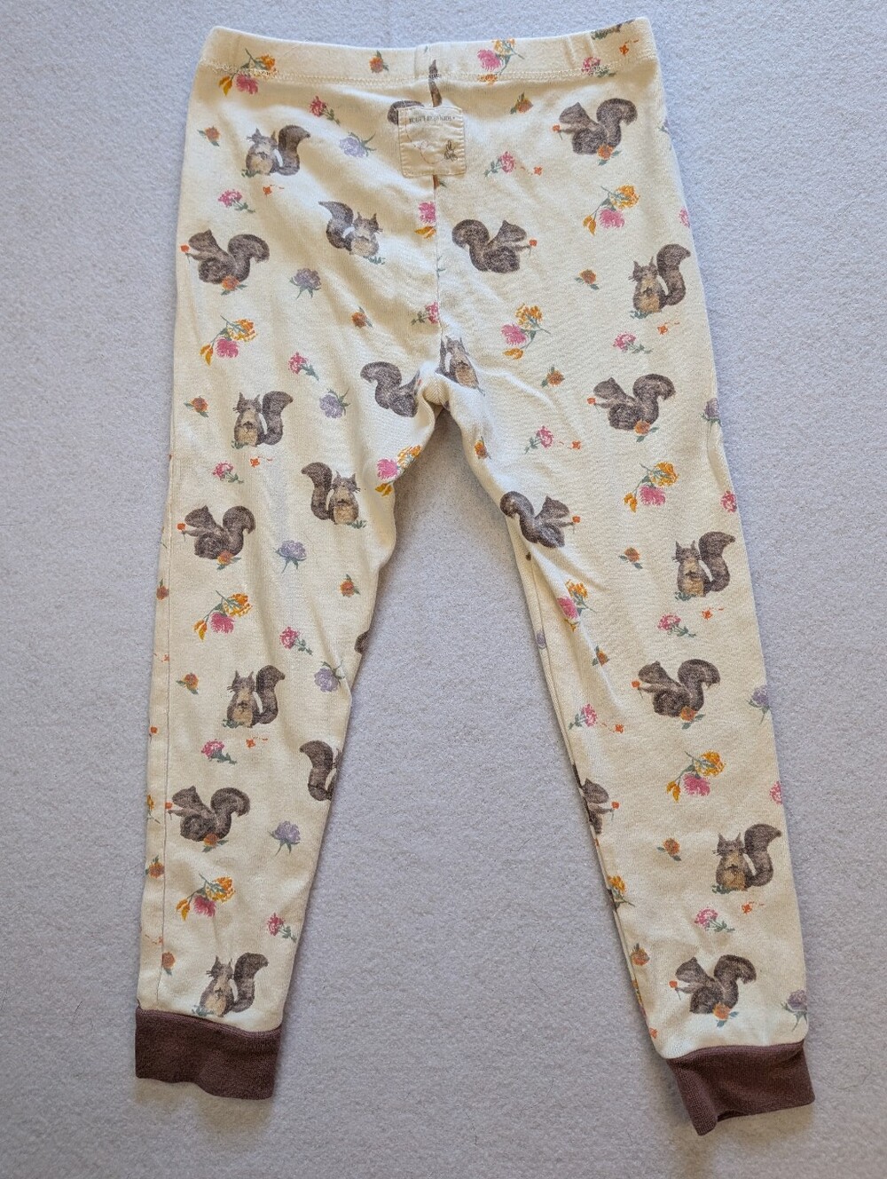 Burts Bees Squirrel Pajamas - Picture 4 of 5